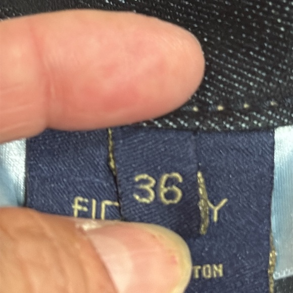 (Q3) Fidelity 5011, jeans size 36x28,‎ Sabbath
Dark wash, men's - Picture 9 of 14